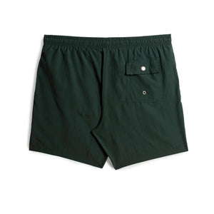 Bather - Flat Recycled Swim Shorts | Chrome Green