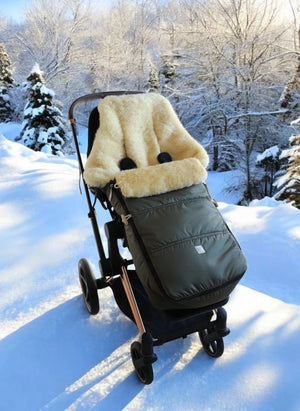Kaiser - Dublas 2.0 universal lambskin footmuff | Khaki
