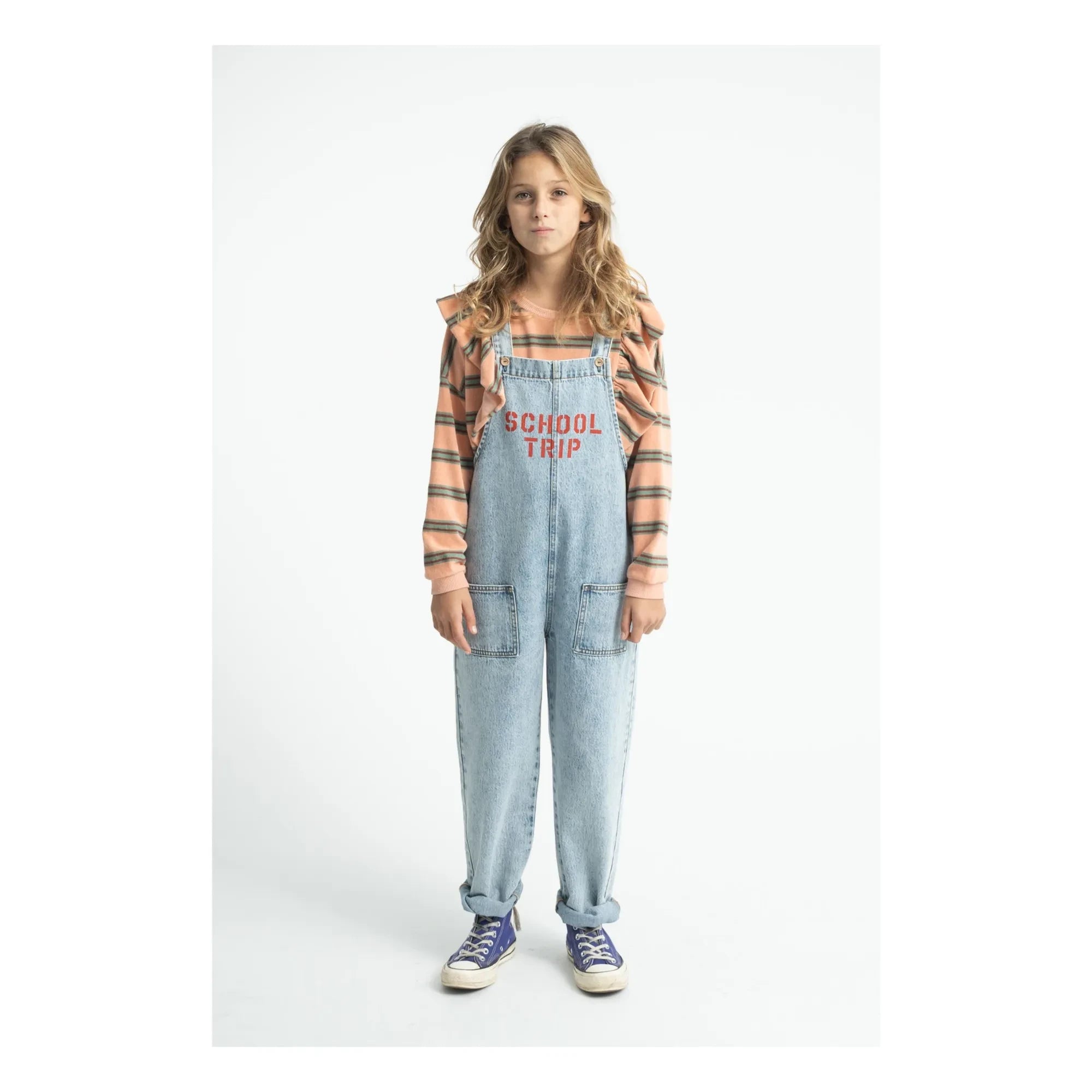 Piupiuchick - Striped Organic Cotton Sweatshirt | Pink