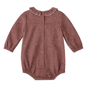 Lililotte - Castille Fleurie Organik Pamuk tulum | Toz Pembe