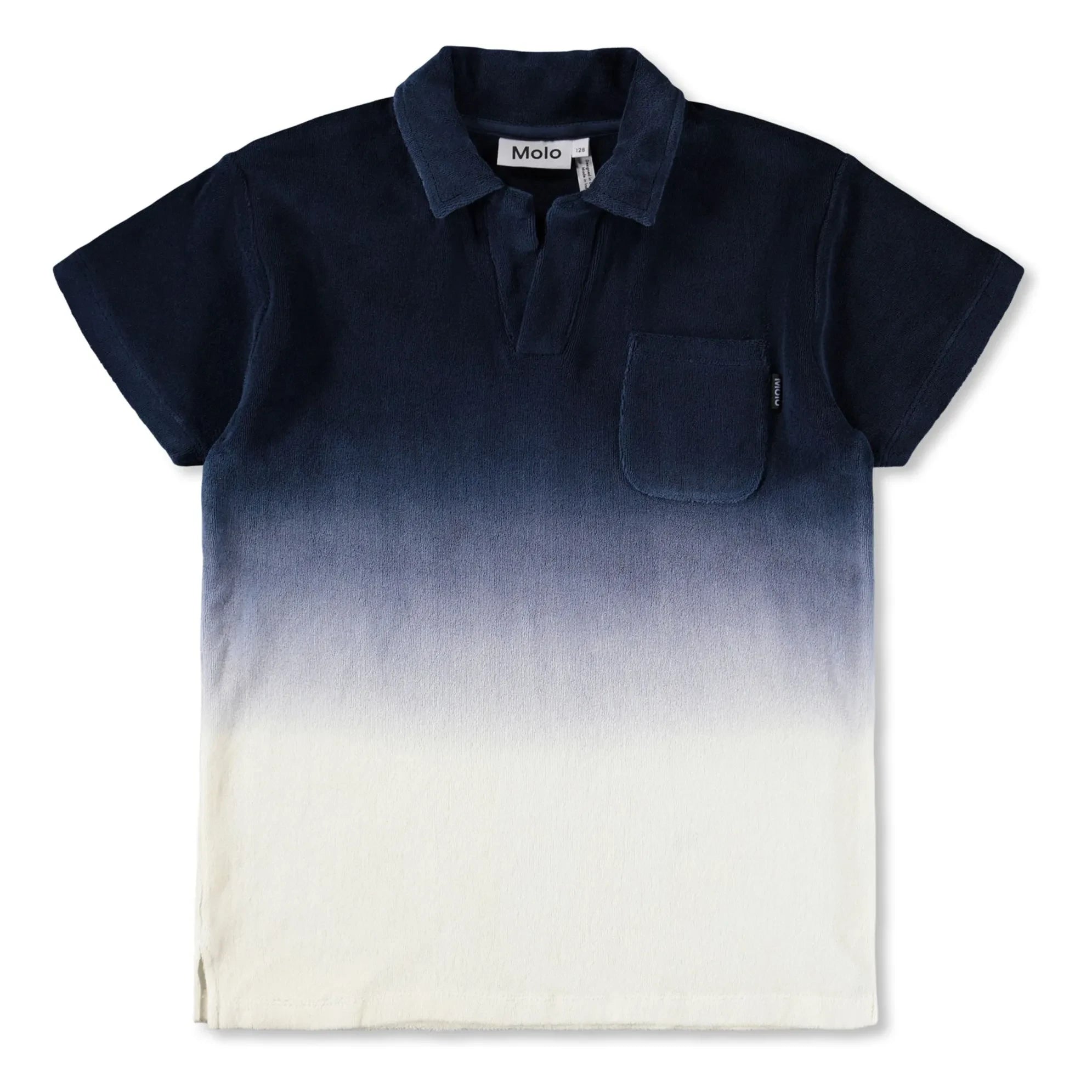 Molo - Randel Degraded Terry Polo Shirt | Navy Blue