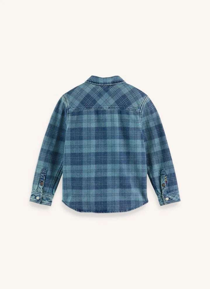 Scotch & Soda - Carreaux Jean Overshirt | Blue