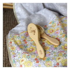 Barnabé loves coffee - Bird Beach Wooden and Silk Brush