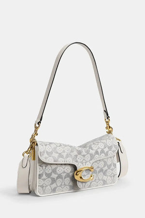 Coach denim kadın çapraz çanta Soft Crystal Denim Tabby Shoulder Bag 26