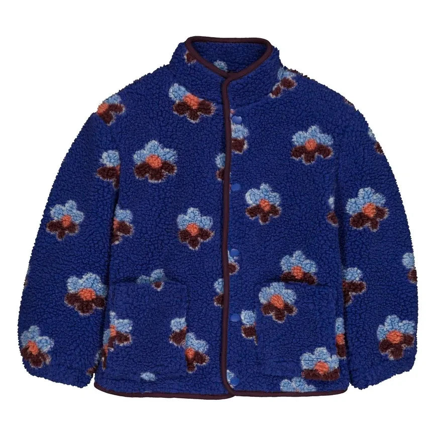 Hello Simone - Floral Sherpa Teddy Jacket | Mavi