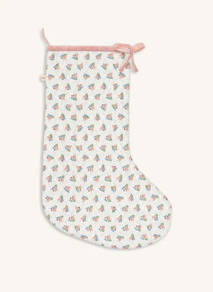 Konges Sløjd - Verona Blues Christmas Sock | White