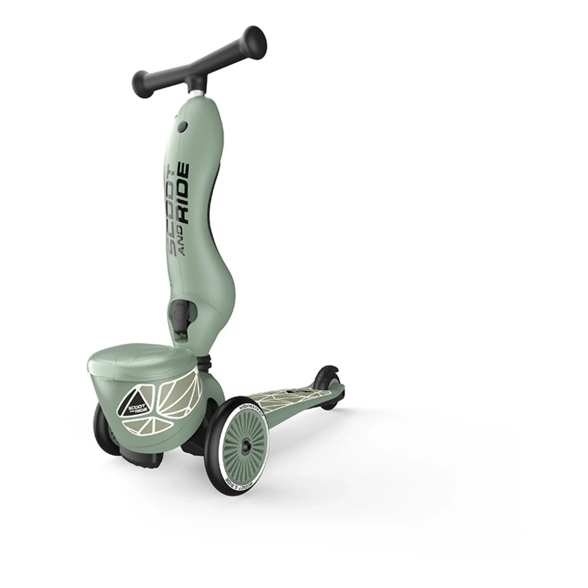 Scoot & Ride - Lines Scooter 2'si 1 Arada | Yeşil