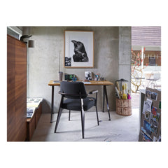 Vitra - Executive Chair, Black Base - Jean Prouvé | Dark Gray