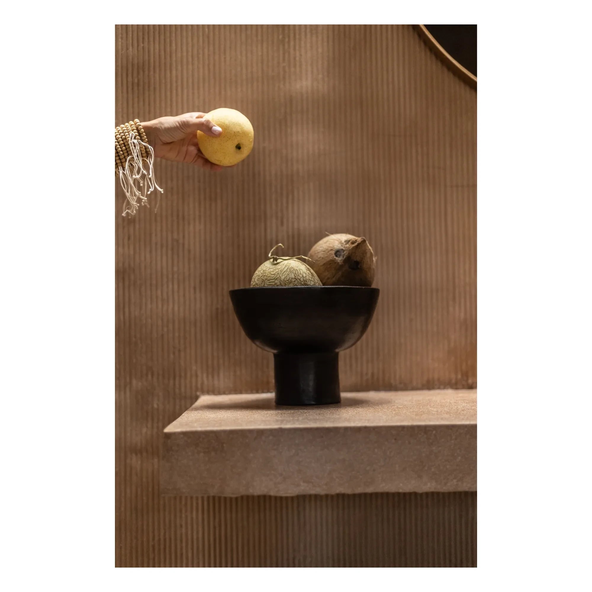 Woodmata - Terracotta Fruit Basket | Brown