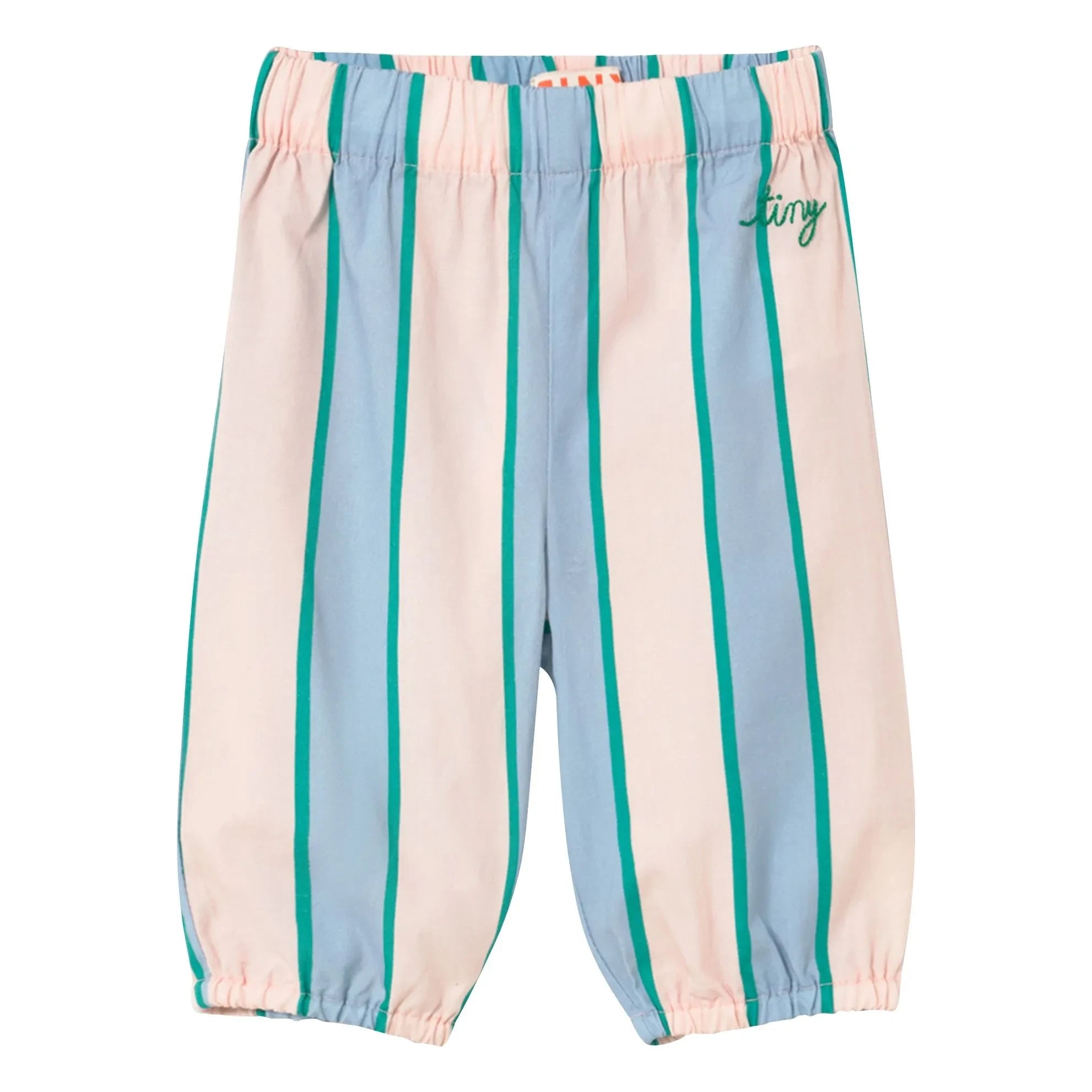 Tinycottons - Poplin Striped Pants | Pastel Pink