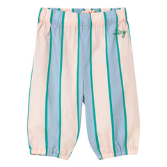 Tinycottons - Poplin Striped Pants | Pastel Pink