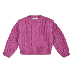 Louise Misha - Anikalia Wool Cable Sweater | Framboise