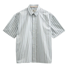 Anerkjendt - Akotto Striped Poplin Shirt | Light Blue