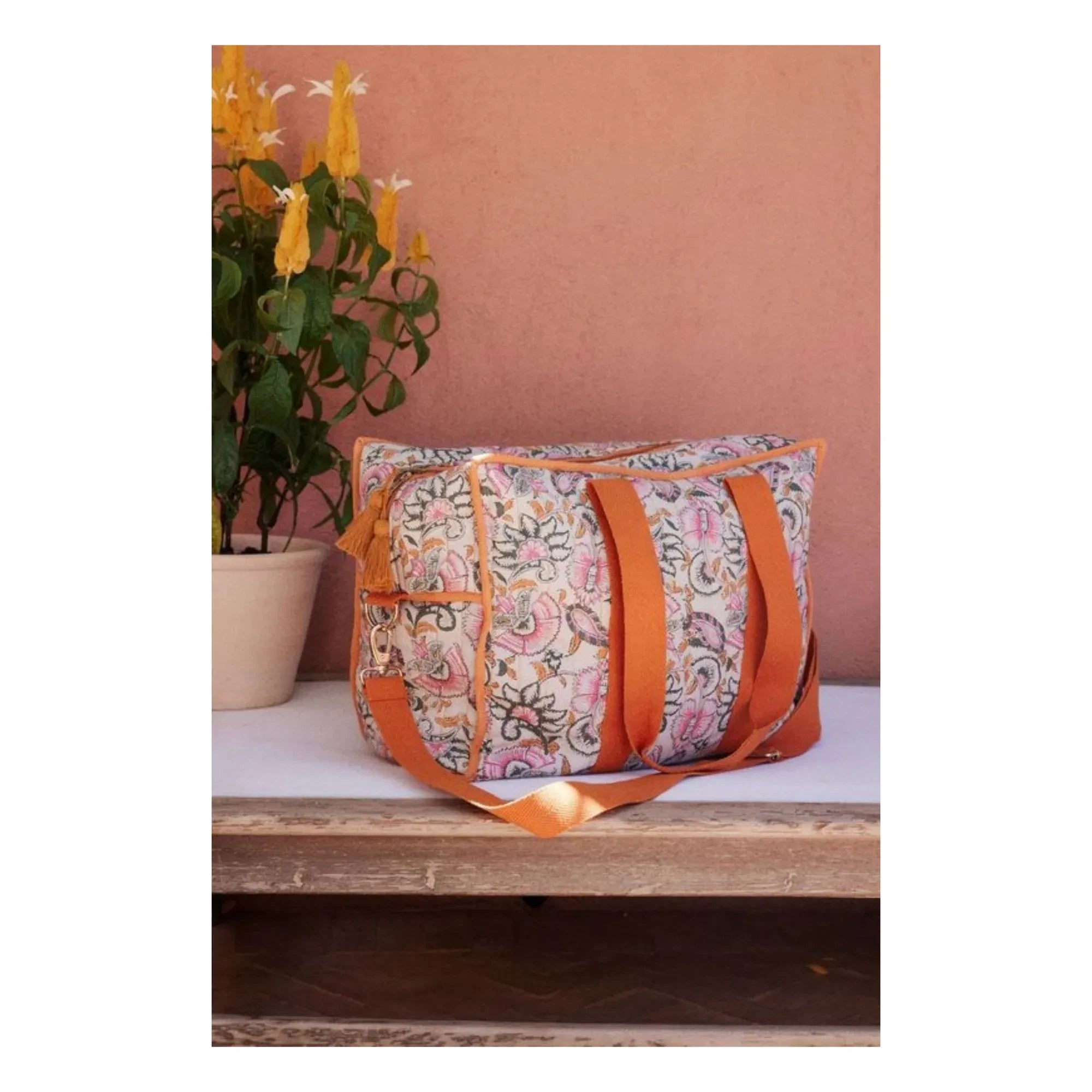 Louise Misha - Lilio 36-Hour Bag, Made from Organic Cotton | Orange
