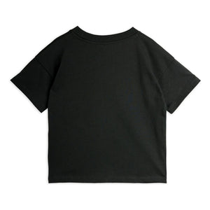 Mini Rodini - Panther Organic Cotton T-Shirt | Black