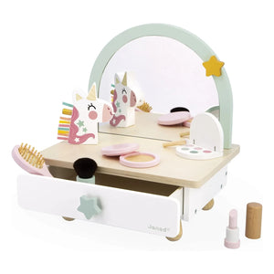 Janod - Unicorn Makeup Table