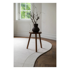Layered - Remnant Wool Rug | White