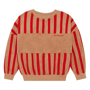 The Campamento - Çizgili sweatshirt | Kamel