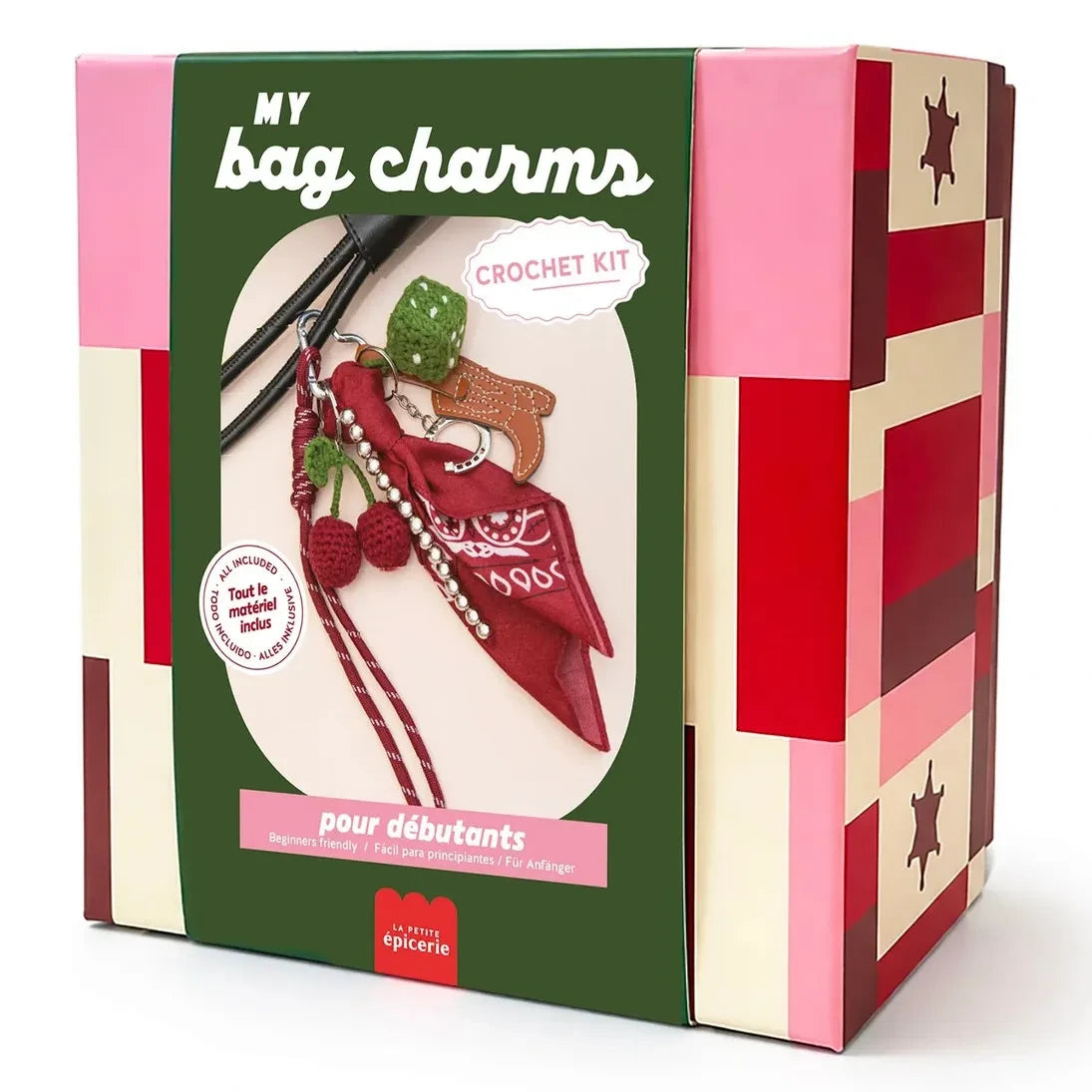 La Petite Épicerie - Crochet Charm Kit - Cherry Cowboy