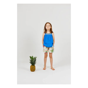 Arsène et Les Pipelettes - Toucan Poplin Shorts | Ecru