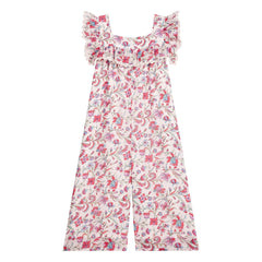 Louise Misha - Irma Fleurie organic cotton romper | Cream