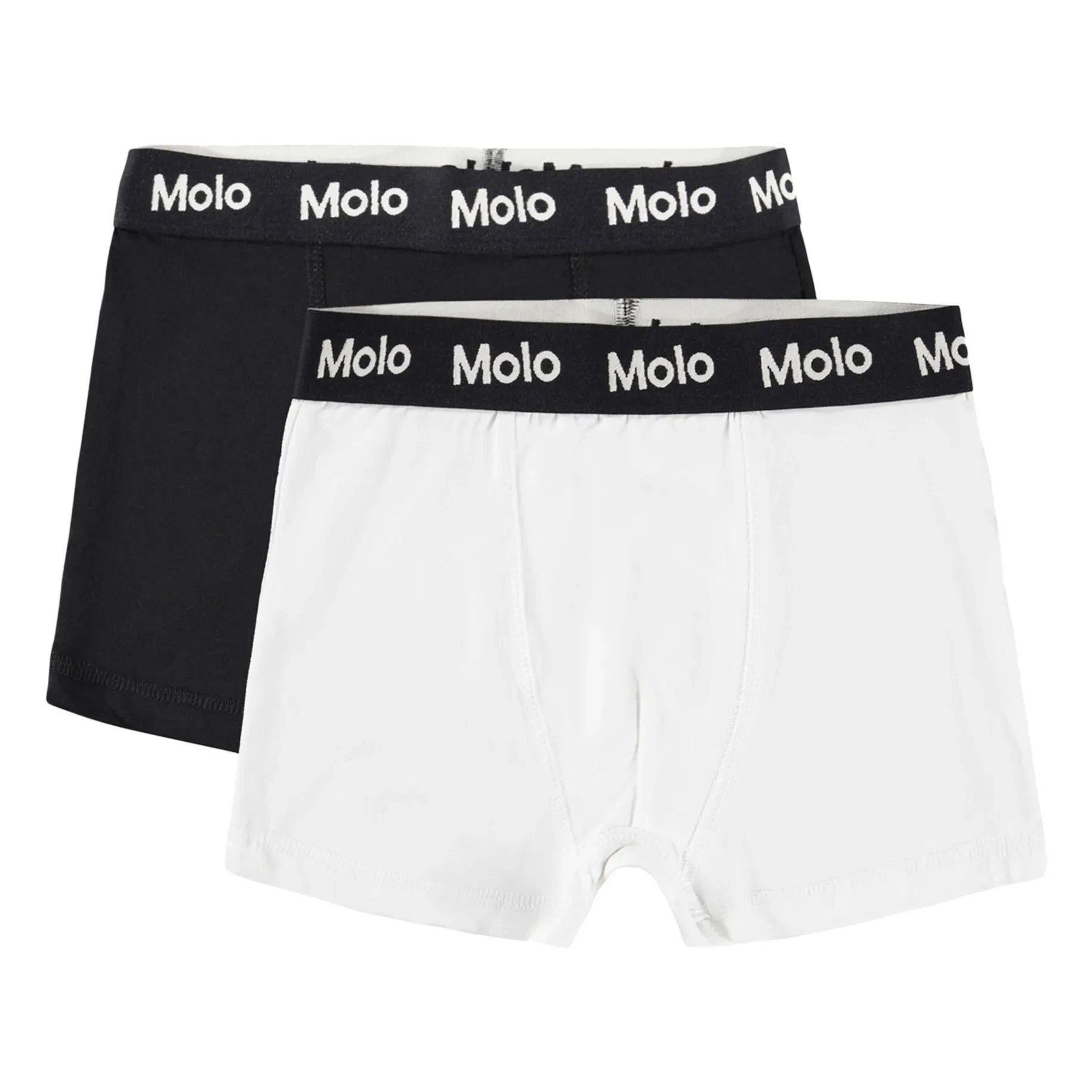 Molo - 2-Pack Justin Organic Cotton Boxer Briefs | Black