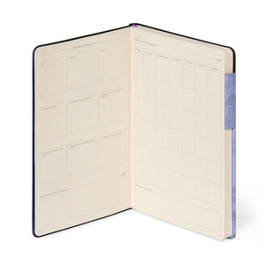 Legami - Lined Notebook with Monochrome Soft Cover - Cosmic Lilac - My Notebook
