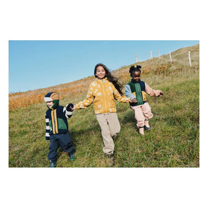 Liewood - Noam Striped Sherpa-Style Jacket, Made from Recycled Fibers | Navy