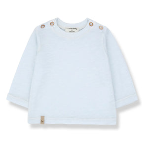 1+ in the family - Andros Chiné T-Shirt | Pale blue