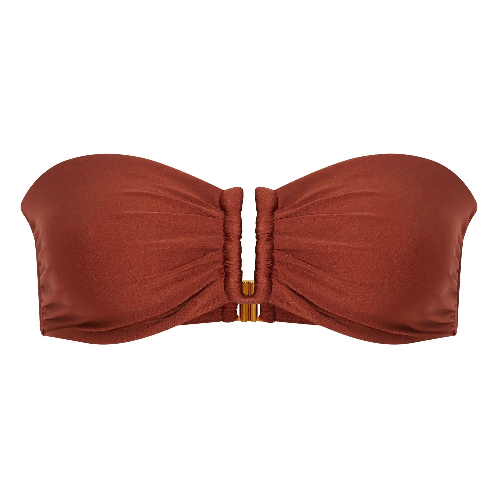 Alma Deia - Blake Bandeau Top | Terracotta