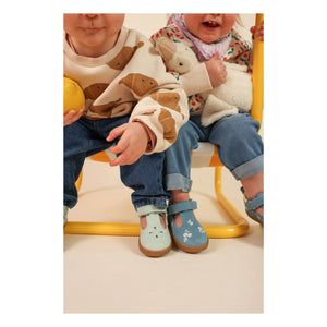Lazare - Babies Pia Etoile Suede | Ice Blue