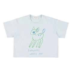 Morley - Warsaw Bambi T-Shirt | Light Blue