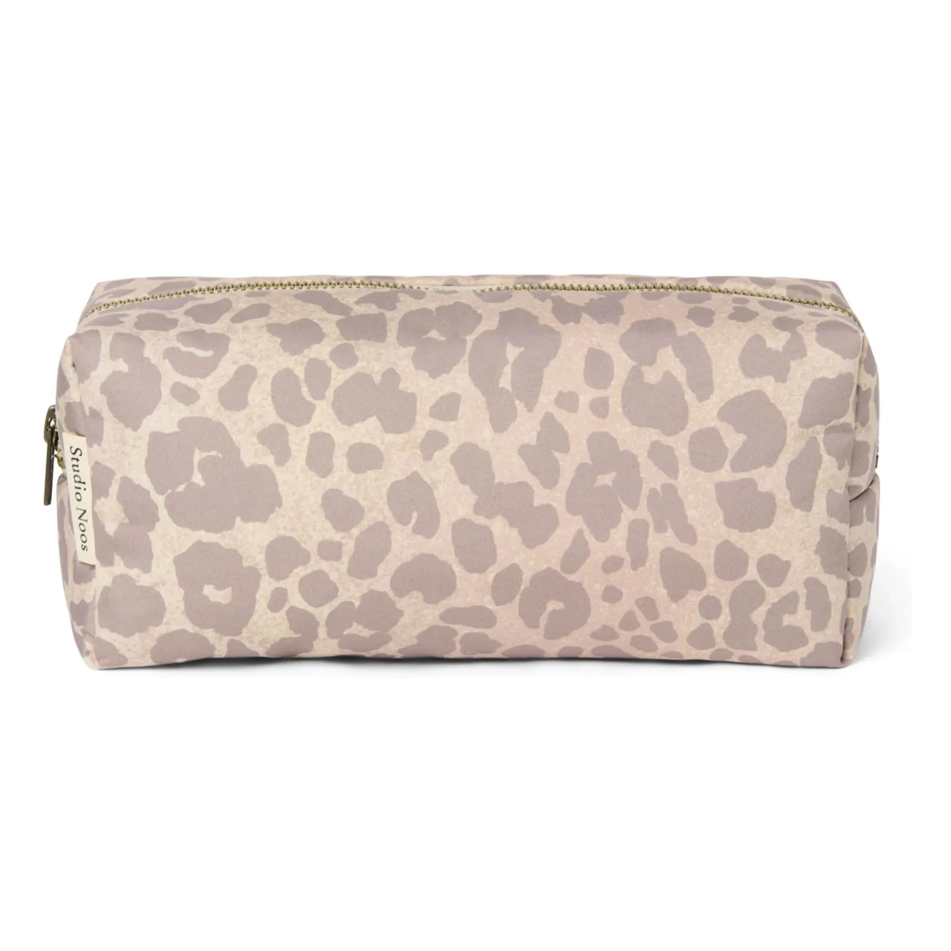Studio Noos - Fluffy Leopard toiletry bag | Beige