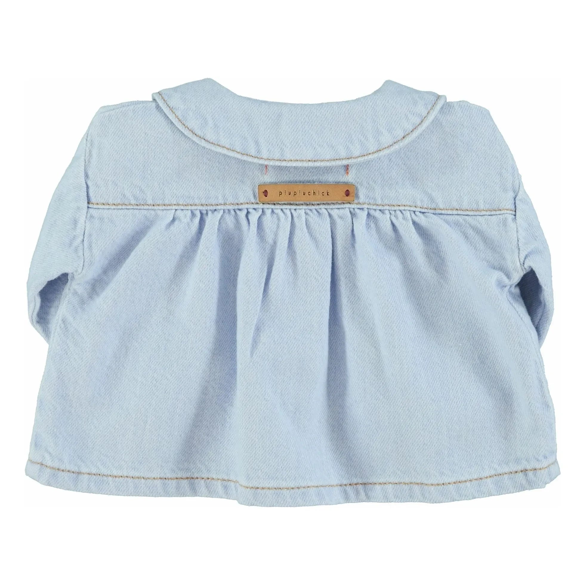 Piupiuchick - Jean Claudine collared blouse | Light Blue