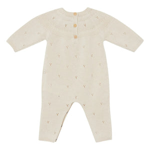 Bonton - Lalaland Merino Wool Romper | Ecru