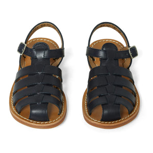 Pom d'Api - Dad Stitch Beach Sandals | Navy Blue