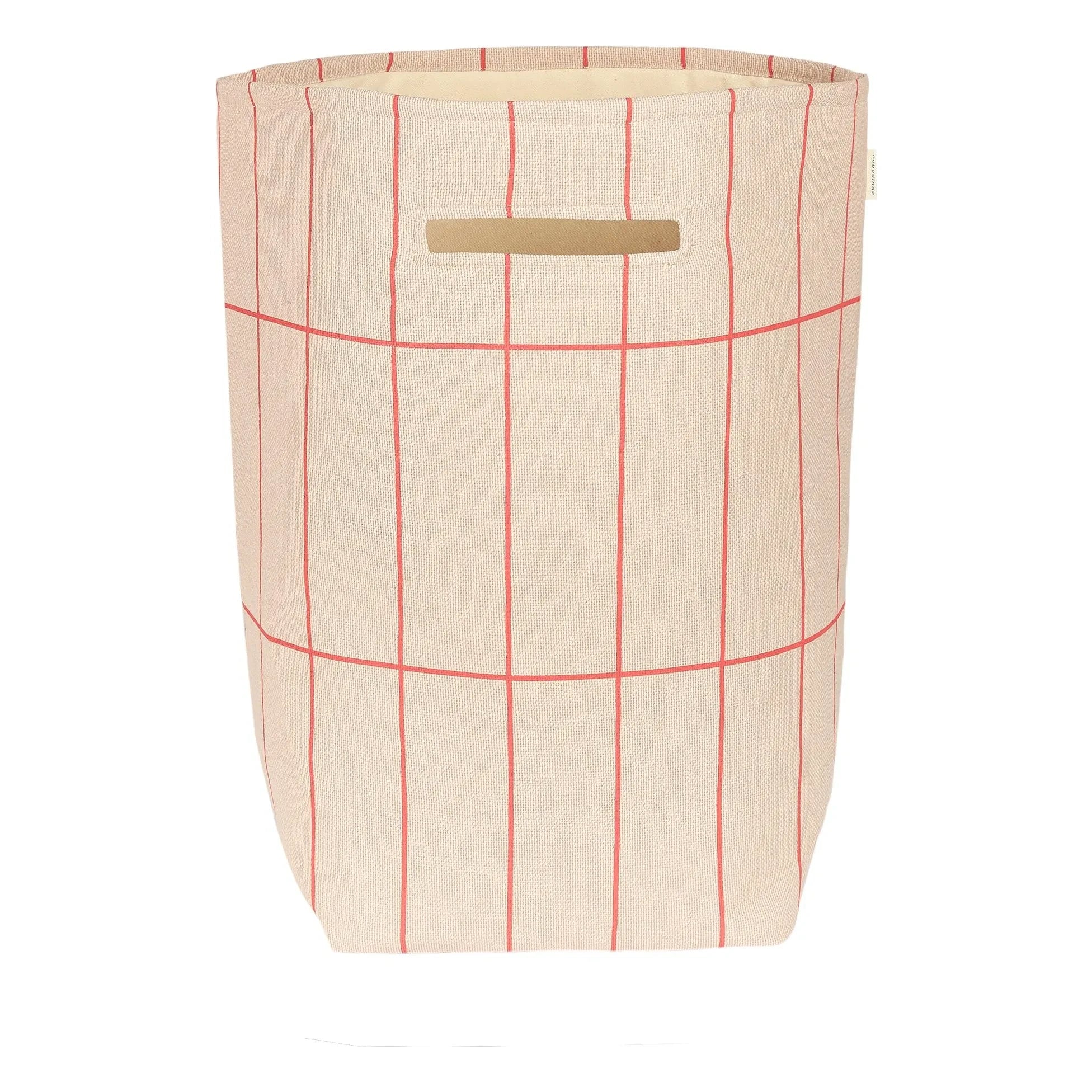 Nobodinoz - Vibes Storage Basket | Light Pink