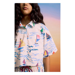 Maison Mangostan - Sails Shirt | White