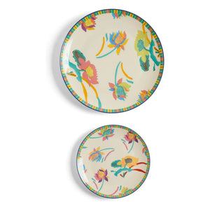 Lisa Corti - Japanese porcelain plates - Set of 2 | Cream