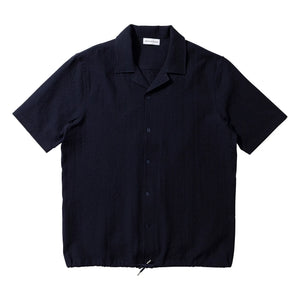 Edmmond Studios - Travis Short Sleeve Shirt | Dark Blue
