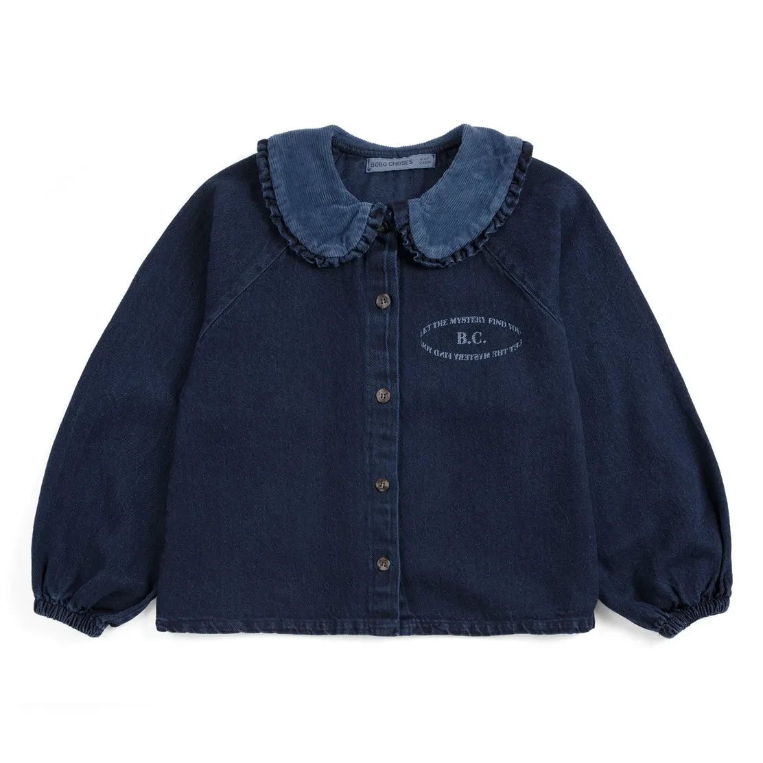 Bobo Choses - Denim Blouse Recycled Cotton | Dark Blue