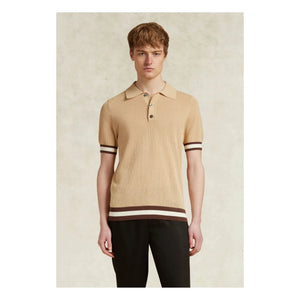 Ché Studios - Quinn Polo T-Shirt | Camel