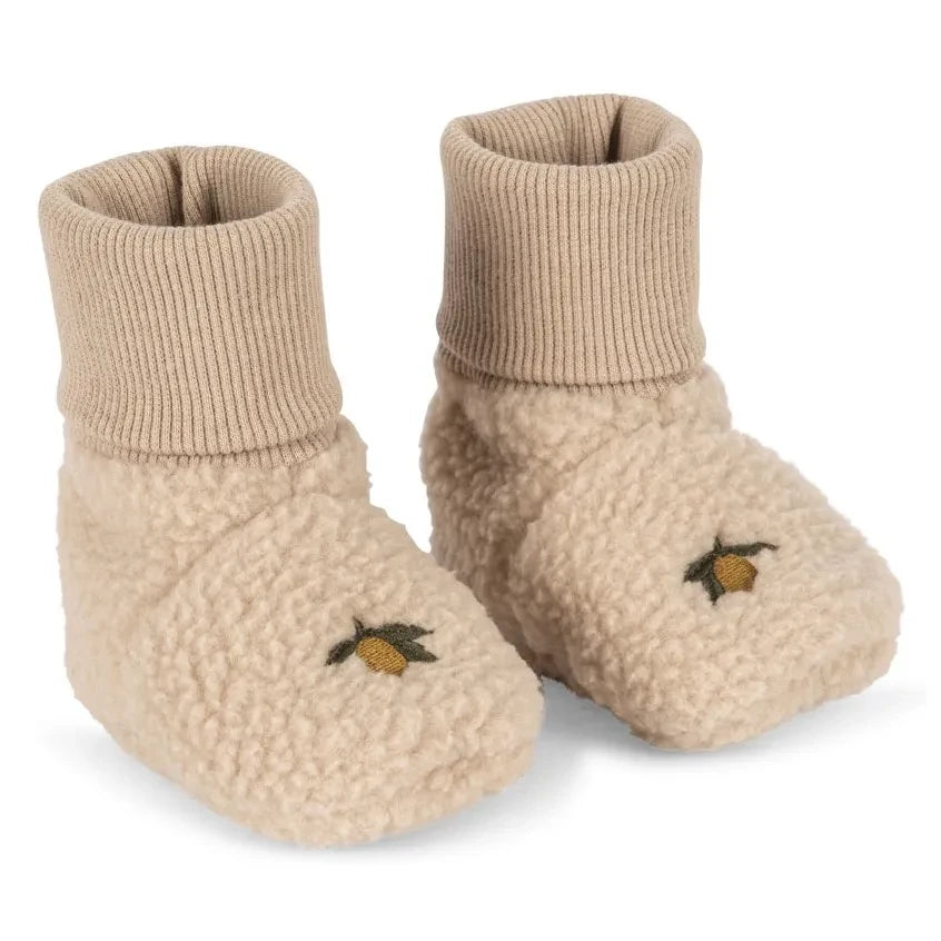 Konges Sløjd - Safa Recycled Fiber Sherpa Slippers | Beige