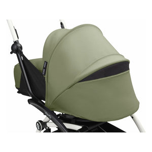 Stokke® - YOYO³ 0+ newborn stroller White chassis | Olive
