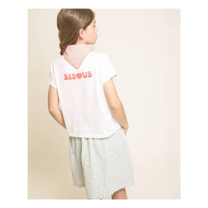 Búho - Bisous Organic Cotton T-Shirt | White