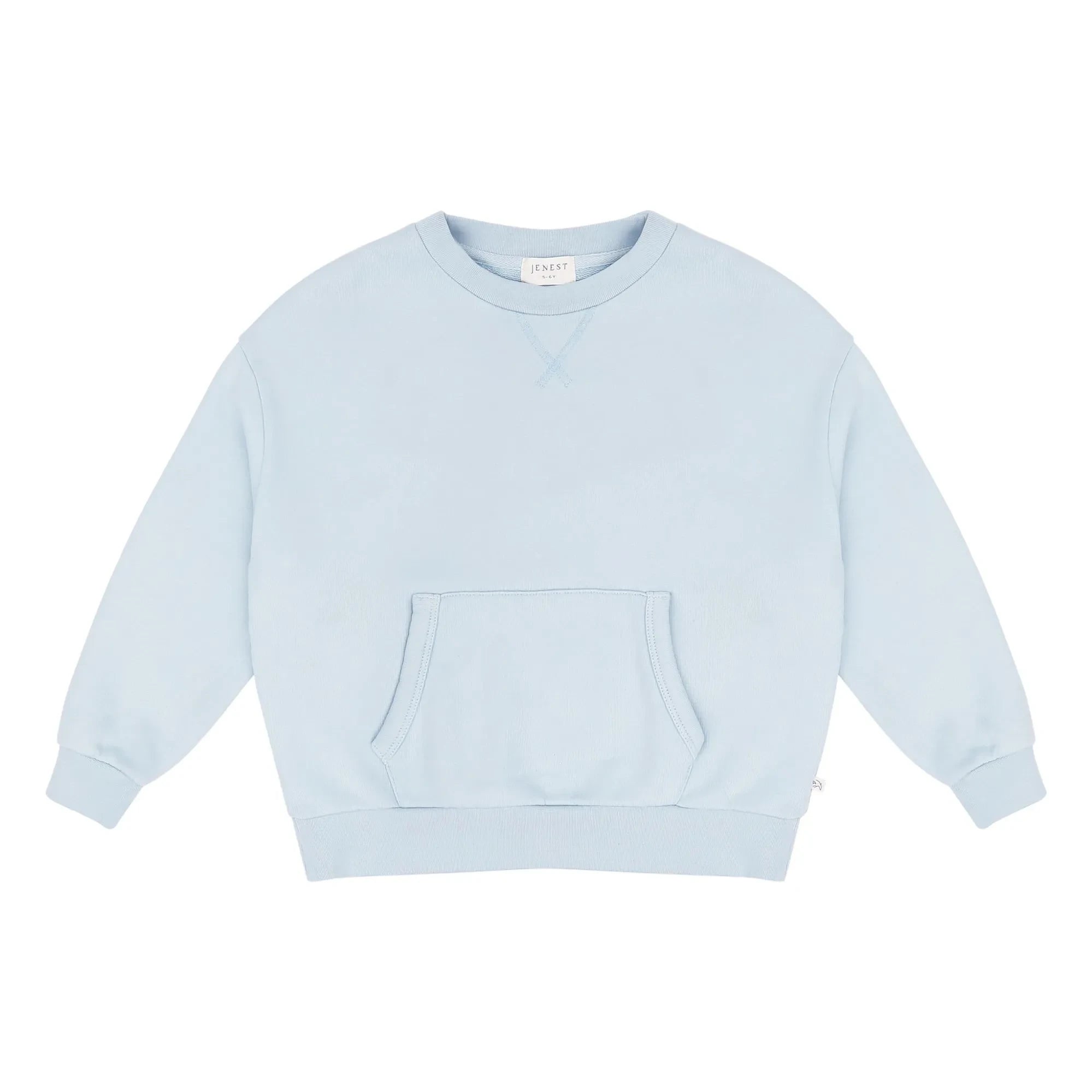 Jenest - Bo On My Way Organic Cotton Sweatshirt | Light Blue