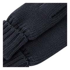 Petit Bateau - Furry Knit Gloves | Navy Blue