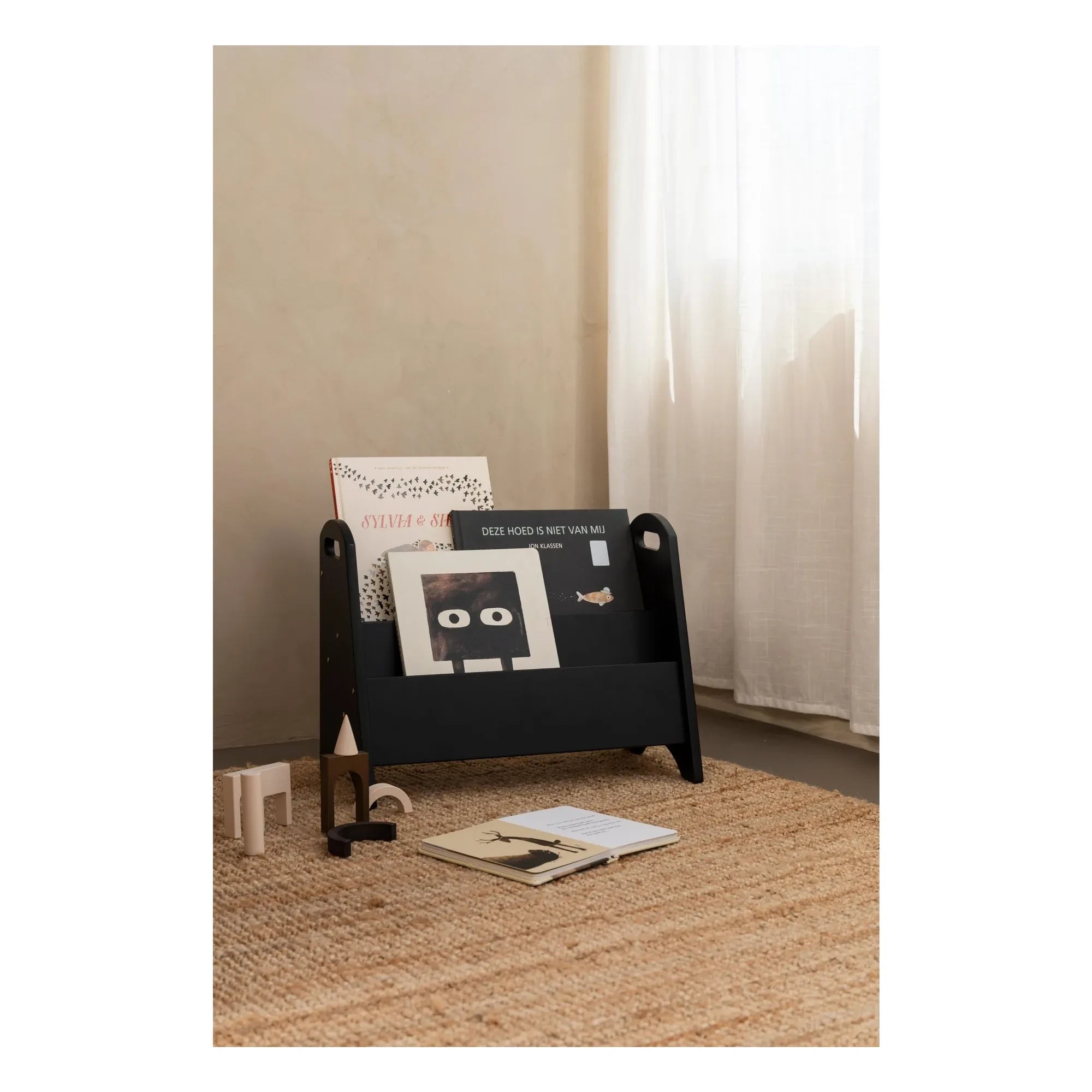 Nofred - Wooden Bookshelf | Black