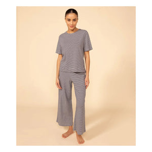 Petit Bateau - Milleraies Pajama Set - Women's Collection | Navy Blue