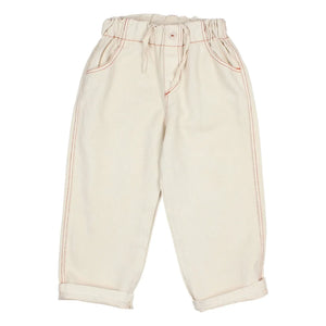 Búho - Denim Lyocell Pants | Ivory